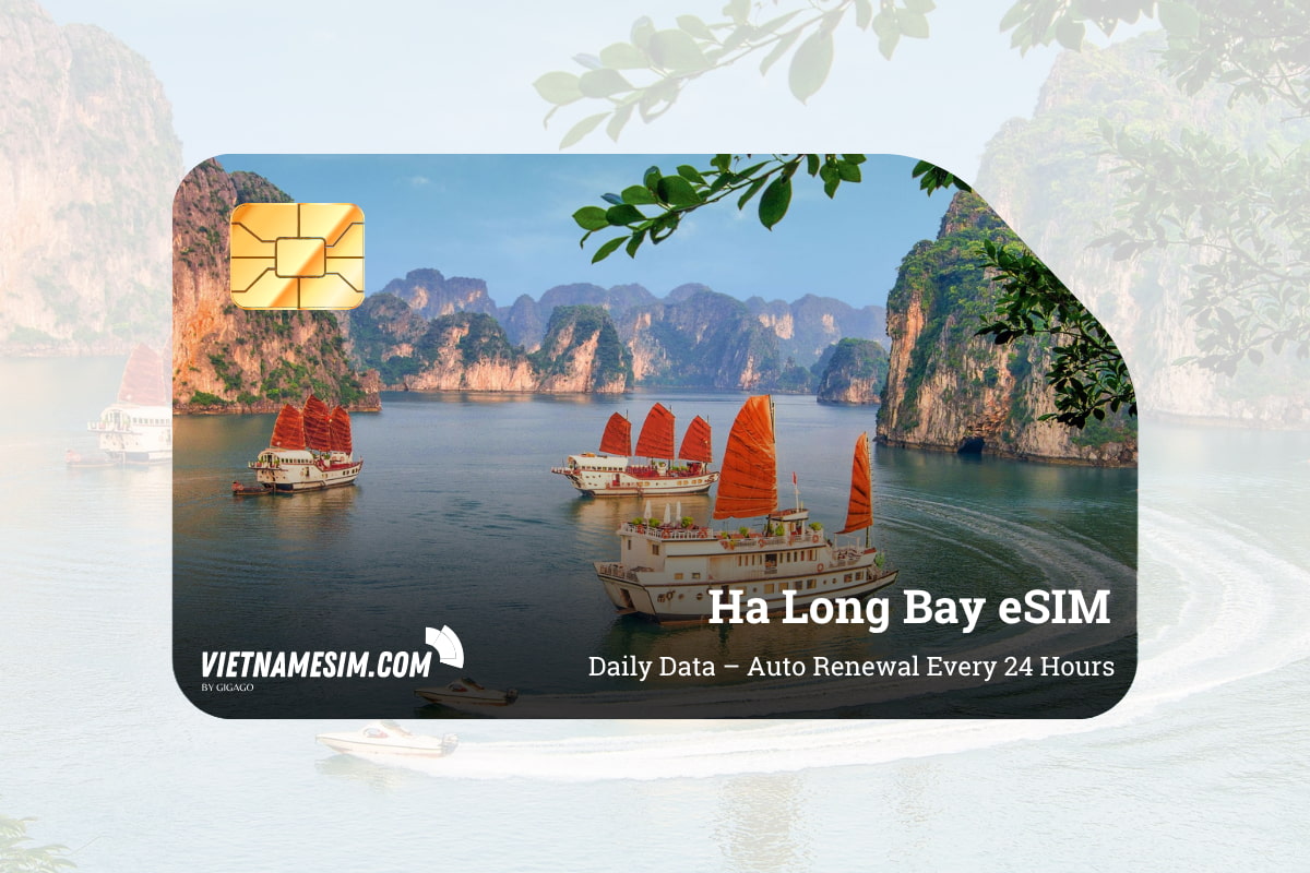 GIGA365 - Prepaid Vietnam eSIM - Data – Voice & Text - Valid for 1 year